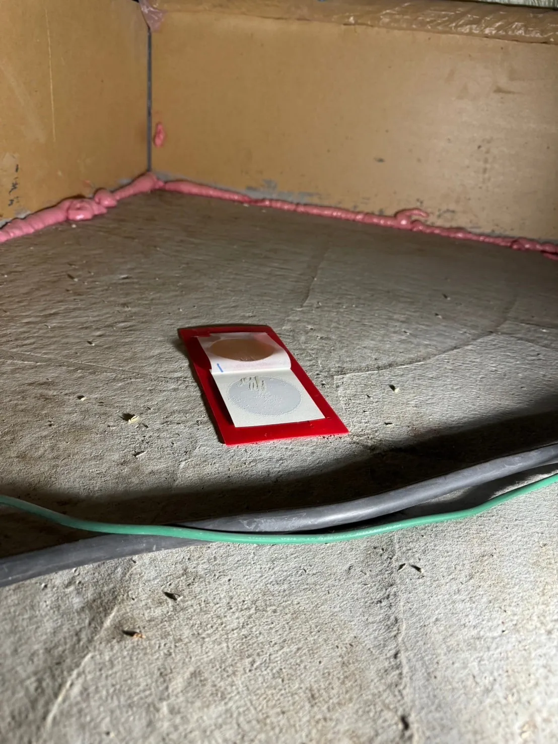 落下菌検査（床下）