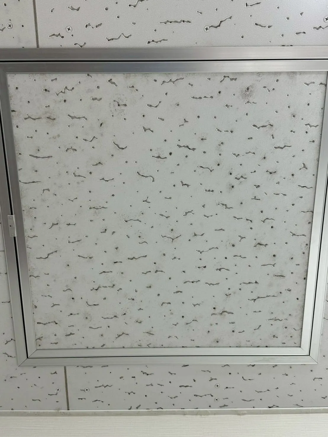 天井の点検口の施工前