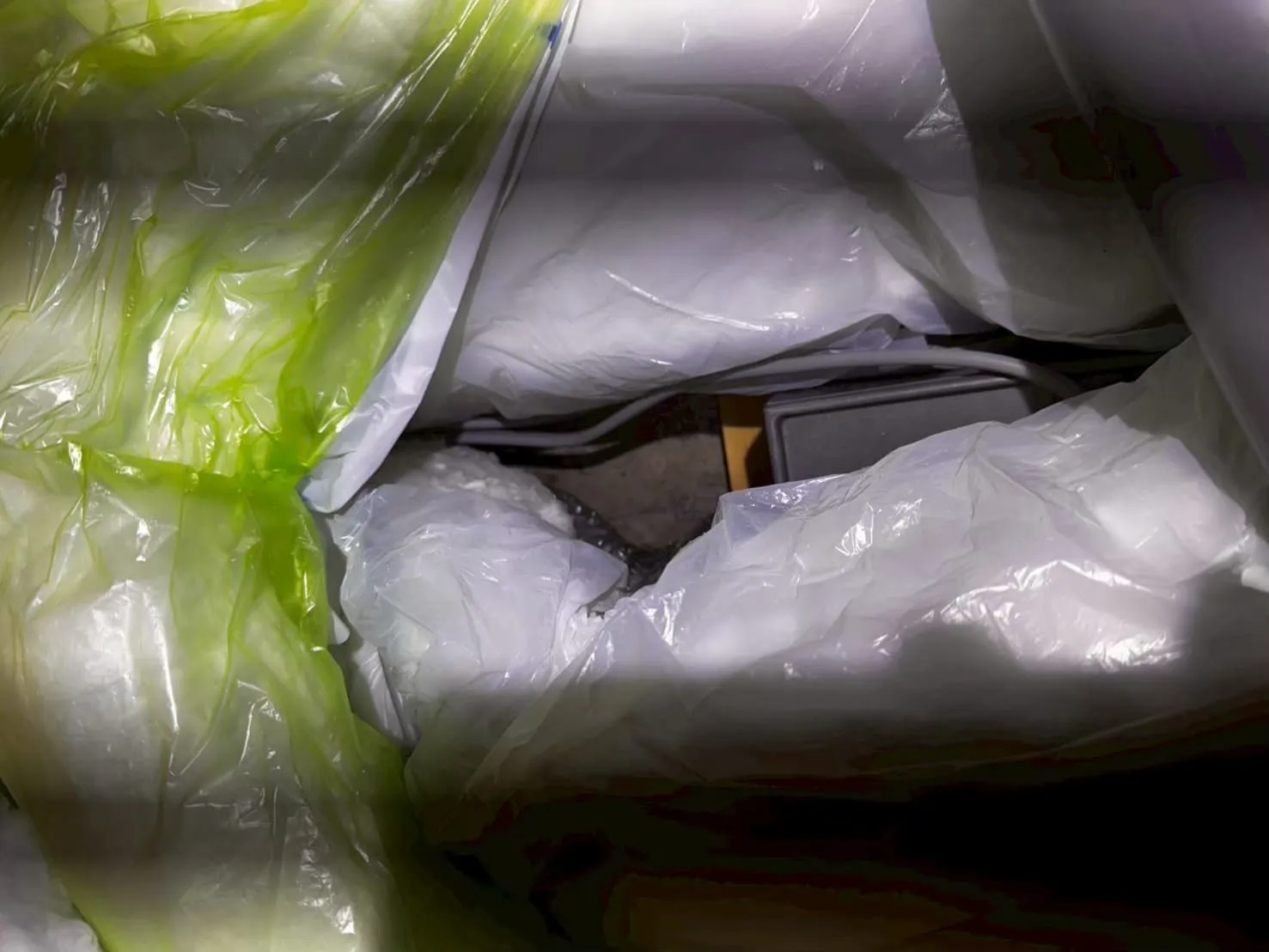 結露により濡れた断熱材