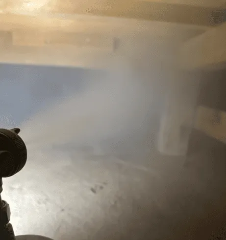 床下全体の除菌処理