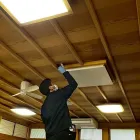 天井のカビ取り